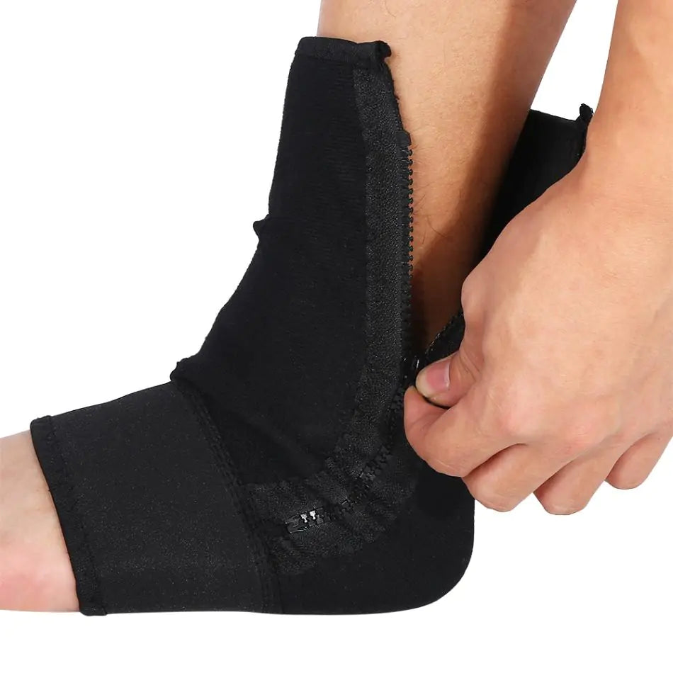 Zippered Ankle Sports Socks